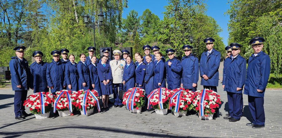 Делегация МГТУ ГА приняла участие в памятных мероприятиях, посвящённых Дню Победы