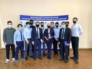 МГТУ ГА посетила делегация Посольства Таджикистана